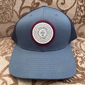 Travis Mathew Snapback Blue Trucker Mesh Hat Est MMVII 2007 California Golf